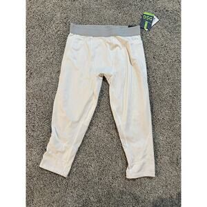 DSG Men’s 3/4 Compression Pants, White Size Medium NEW with Tags